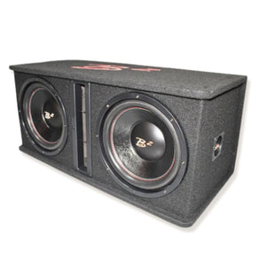 B2 Audio Full Car Audio Package DVPE212 Loaded Enclosure w/ RGB Amplifiers w/ 6.5" Speakers