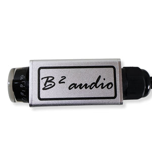 Official B2 Audio Aluminum Cased 18" RCA Bass Knob Red or Silver B2 Audio Logo