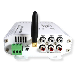 B2 Audio White 4v 12 Channel DSP with Bluetooth iOS/Android App 96 KHz - 32 Bit