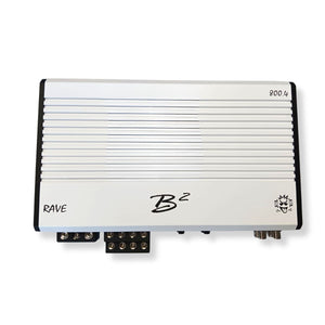 B2 Audio RAVE Series 800 Watt RMS 1 Ohms 4 Channel Class-D Car Audio Amplifier