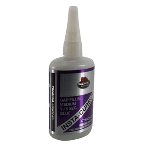 Insta-Cure+ Gap Filling CA 1/2 - 8 oz Glue Quick-Setting Adhesive