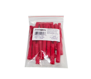 8 Gauge Red Vinyl Butt Connectors – 25 Pack (RVBC825 Equivalent)