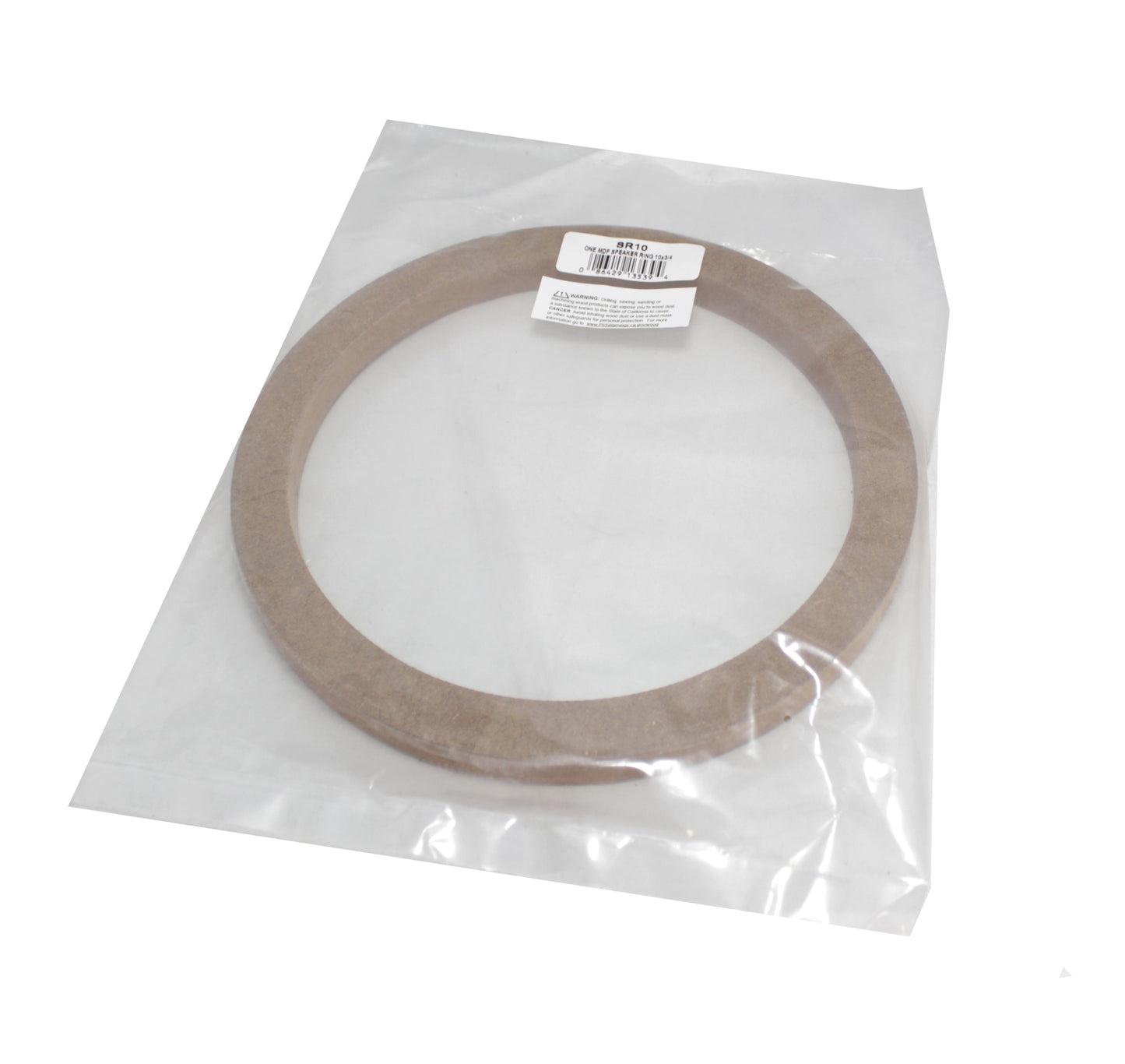 10" MDF Speaker Spacer Rings 0.75" Depth Car Audio Installation Accessories