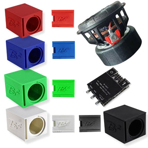B2 Audio RIOT-2.5 Mini Woofer 3D-Printed Box, Amp & Enclosure DIY Project