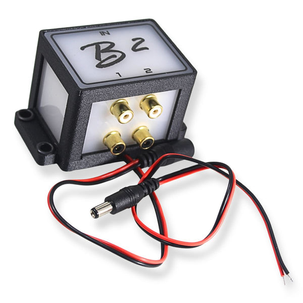B2 Audio Cockbox 2x4 RCA Splitter Distribution Block w/ RGB LED Lights