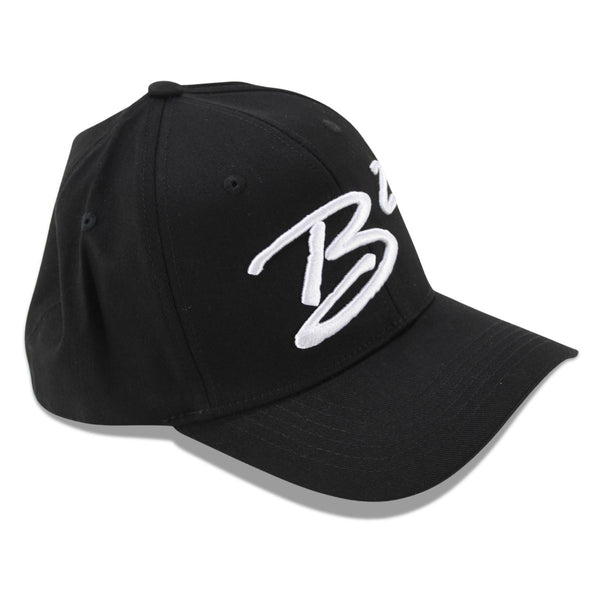 B2 Audio Black Flex-Fit Classic, Ball Cap Hat with 