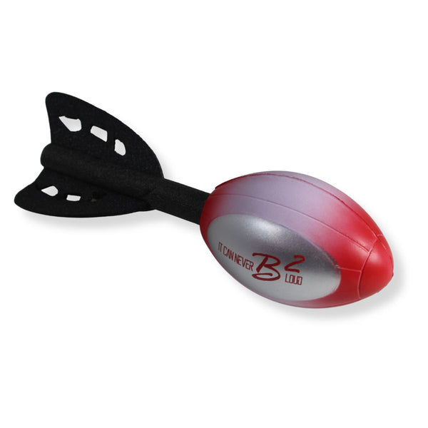 B2 Audio Dart Rocket Throw Toy "It Can Never B2 Loud" Soft Foam Rocket