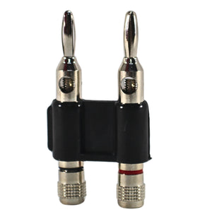 Pair of RCA Banana Plugs Black and Red RCA100-BP for Audio Connections Install Bay