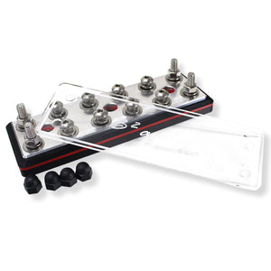 B2 Audio 12 Spot Power / Ground 9/32" Terminal Lug Distribution Block