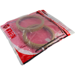 8" MDF Wood Speaker Spacer Rings Pair with Bezel Design AP-RING-8BZ for Installation