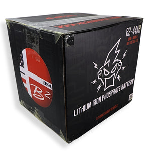 B2 Audio 44Ah LiFePO4 Lithium Battery 12V 5000W High Performance Car Audio