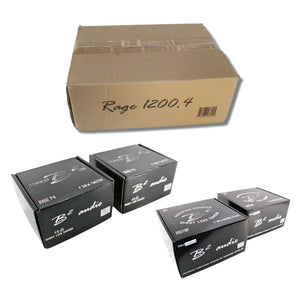 B2 Audio RAGE 1200.4 Amplifier + RIOT8P 8" Midrange + RAGE P4 Tweeter Combo