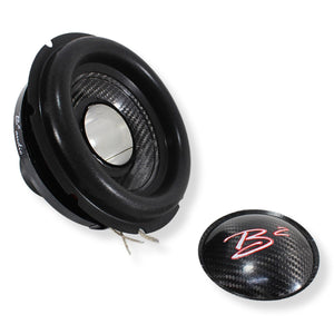 B2 Audio Rampage 6" Re-cone Kit Drop  1-Ohm 3" Coil Carbon Fiber