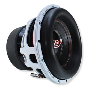 B2 Audio RAGE12-D2-V4 12" 2000W RMS Subwoofer with RAGE 2300.2 Amp