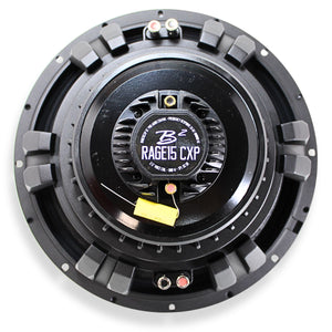 B2 Audio RAGE 15" 4-Ohm 400 Watt RMS Hybrid Coaxial Speaker Pair RAGE15CXP