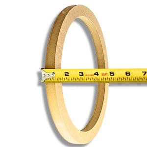 10" MDF Speaker Spacer Rings 0.75" Depth Car Audio Installation Accessories