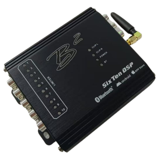 B2 Audio Black 4v 10 Channel DSP with Bluetooth iOS/Android App 96 KHz - 32 Bit