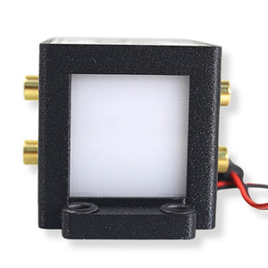 B2 Audio Cockbox 1-to-2 Pair RCA Splitter Distribution Block w/ RGB LED Lights