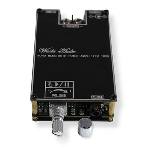 ZK-1001B 100W Mono Channel Bluetooth Amplifier Board for B2 RC2 AUX/USB Inputs