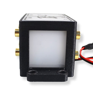B2 Audio Cockbox 2-to-4 Pair RCA Splitter Distribution Block w/ RGB LED Lights