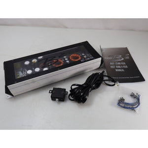 Mono Amplifier 2500W 1-Ohm Class-D Half-Bridge RGB LED Lights REFURBISHED