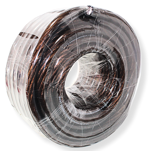 50Ft Pre Cut Coils of 0 Ga/4 Ga Black & Red CCA Power and Ground Wire Combo Kit