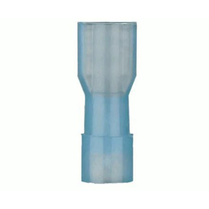 100 Pack 16–14 AWG Blue Nylon Female Quick Disconnects .110 Terminals BNFD110F