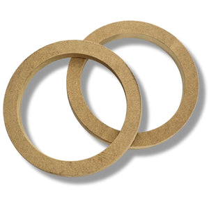 Pair of High Quality MDF Car Stereo Speaker Spacer Rings 6" x 3/4" SR6 Installation