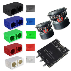 B2 Audio RIOT-2.5 Mini Woofer System 3D-Printed Box, Amp & Enclosure DIY Project