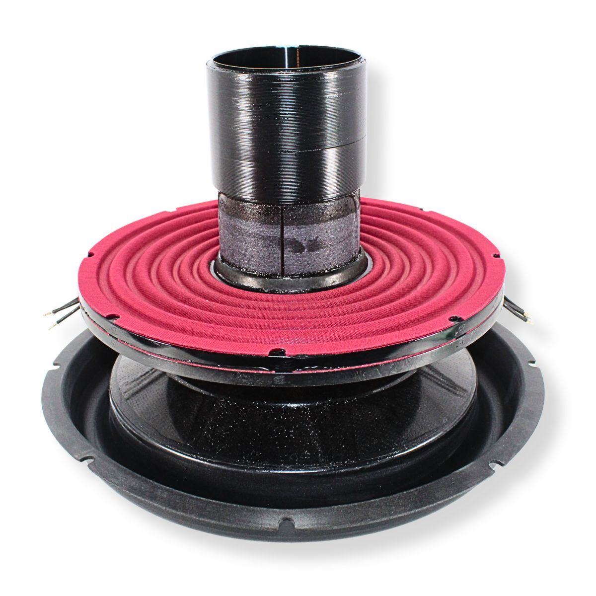 B2 Audio Rampage 15" Re-cone Kit Drop  2-Ohm 4" Coil Carbon Fiber