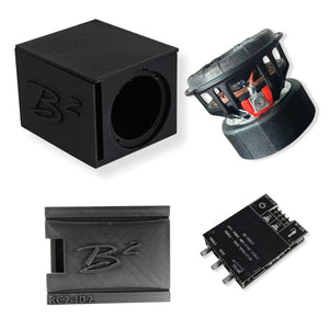 B2 Audio RIOT-2.5 Mini Woofer 3D-Printed Box, Amp & Enclosure DIY Project