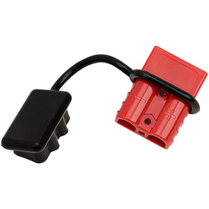 50A 12 to 6 AWG Anderson Plug Wire Connector with Dust Cap MLX Series