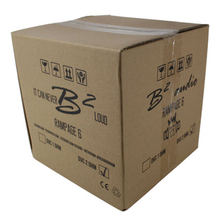 B2 Audio RAMPAGE Competition Series 6.5" 1000 Watt RMS Carbon Fiber Dual 2-Ohm 2" Voice Coil Subwoofer