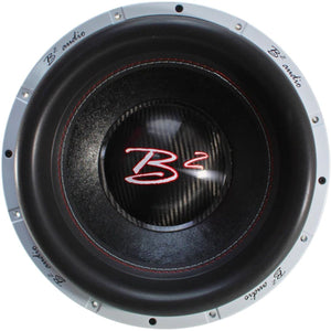 B2 Audio RAGE15-D1-V3 15" 2000W RMS Subwoofer with RAGE 3500 Amp