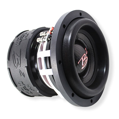 B2 Audio 8" Carbon Fiber Subwoofer RAMPAGE8 V3 1000W RMS Dual 2 Ohm