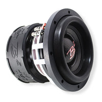 B2 Audio 8" Carbon Fiber Subwoofer RAMPAGE8 V3 1000W RMS Dual 2 Ohm