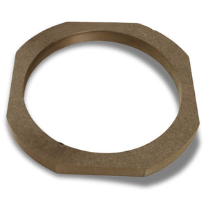 Pair of Customizable Universal 5.25" MDF Wood Speaker Spacer Rings Installation