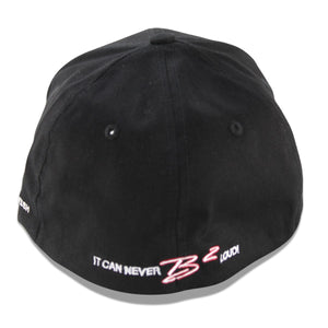 B2 Audio Black Flex-Fit Classic, Ball Cap Hat with "B2" Logo