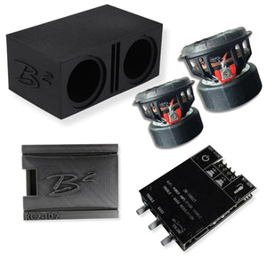B2 Audio RIOT-2.5 Mini Woofer System 3D-Printed Box, Amp & Enclosure DIY Project