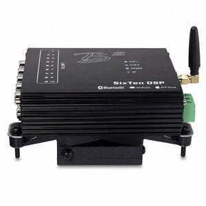 B2 Audio SixTen Black 10Ch Bluetooth DSP 4V 96kHz with Floating Mount Bracket