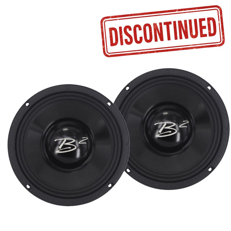 B2 Audio Pair of Rage 10" 4-Ohm 350W RMS Mid-Range Speakers RAGE10P