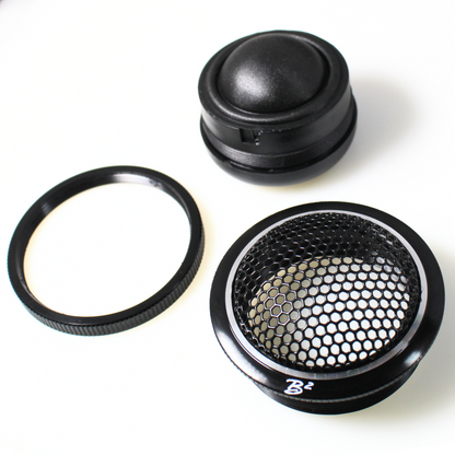 B2 Audio Pair of Mani Series 1.5" 15 Watts RMS 4 Ohms Flush Mount Sound Quality Tweeters