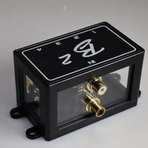 B2 Audio 1-to-4 Pair Cockbox RCA Splitter Distribution Block OPEN BOX