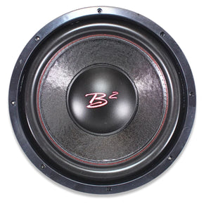 B2 Audio ZERO 6K Watts Monoblock 1-Ohm Half Bridge Amplifier w/ 4x RAVE 12" Subs