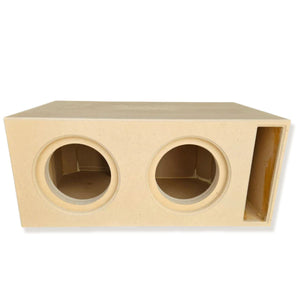 Two RAGE 8" DVC 500W RMS Subwoofer w/Tru Spec Vented Dual 8" Enclosure