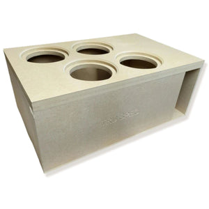 Four RAGE 8" DVC 500W RMS Subwoofer w/ Tru Spec Vented Quad 8" Enclosure