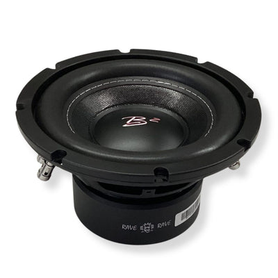 B2 Audio RAVE 8" Subwoofer 250W RMS Dual 4-Ohm 2" Voice Coil RAVE8-D4