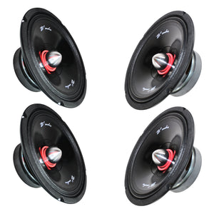 B2 Audio RAGE 1200.4 Amplifier + RIOT8P 8" Midrange + RAGE H1 Neo Tweeter Combo