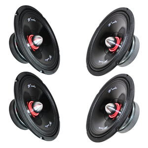 B2 Audio RAGE 1200.4 Amplifier + RIOT8P 8" Midrange + RAGE H1 Neo Tweeter Combo