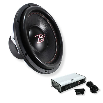 B2 Audio RIOT15-D2 15" 1000W RMS Subwoofer with RAGE 3500 Amp